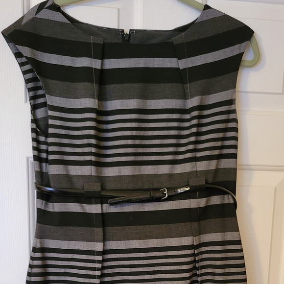 Calvin Klein striped sheath dress size 10 - Picture 2 of 3